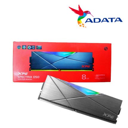ADATA XPG D50 08 GB LPX RGB DDR4 3200 MHz DESKTOP GAMING RAM