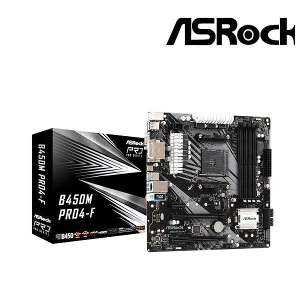 ASROCK B450M PRO4-F AMD MOTHERBOARD - Multimedia Computer