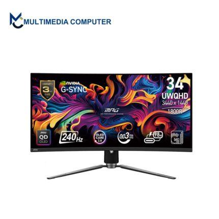 MSI MPG 341CQPX QD-OLED 34 INCH UWQHD 240HZ CURVED GAMING MONITOR